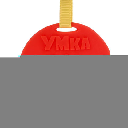 Текстильная игрушка пищалка мишка на карт. в пак. (русс. уп.) "Умка" в кор.240шт