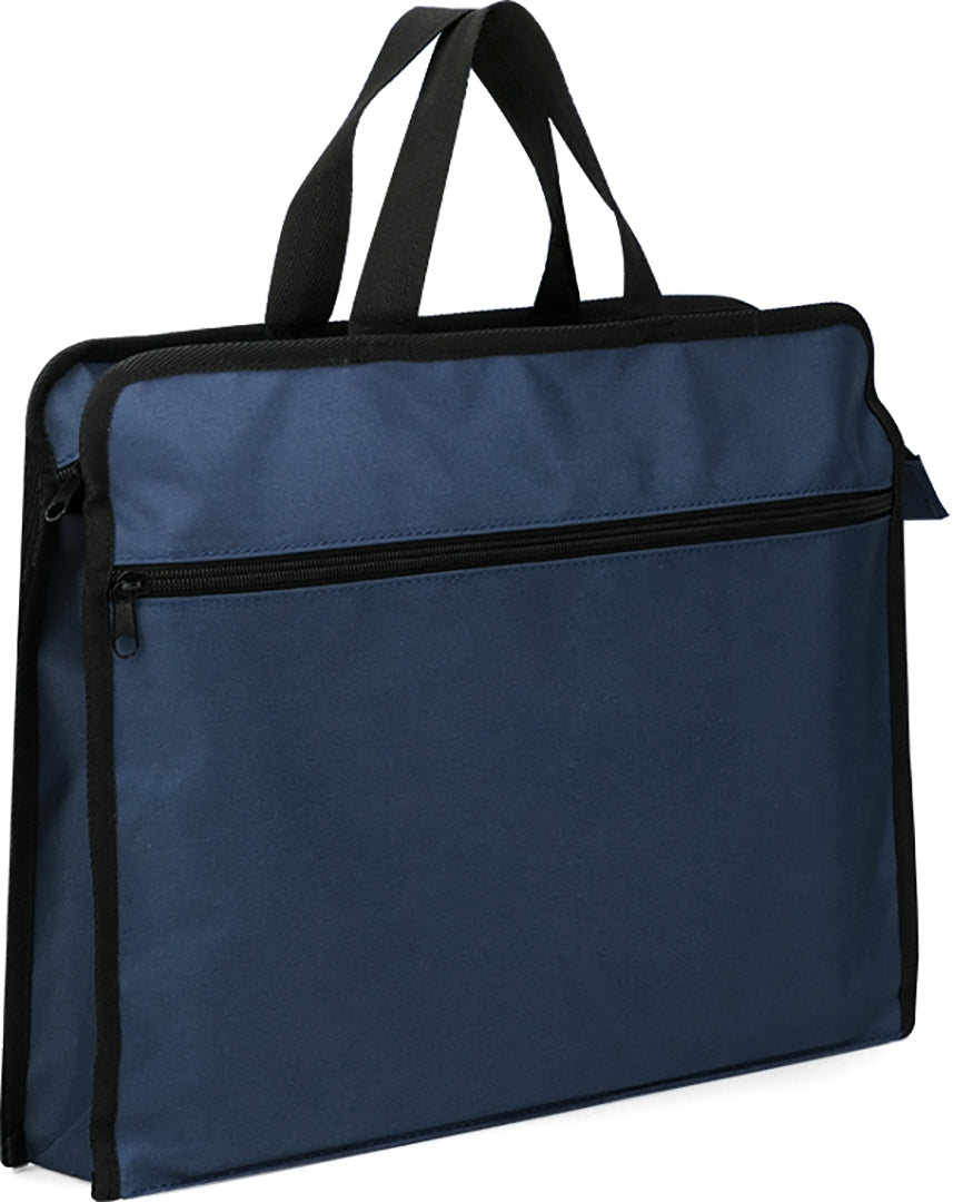 Portfel A4 textile vinyle, 63753Bleu