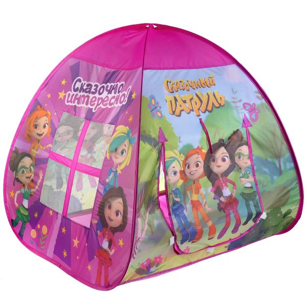 GFA-TONSP01-R Палатка детская игровая Сказочный патруль с тоннелем, 87x95x95,46x100см, Играем вместе