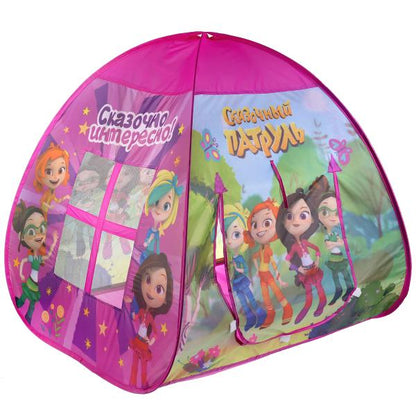 GFA-TONSP01-R Палатка детская игровая Сказочный патруль с тоннелем, 87x95x95,46x100см, Играем вместе