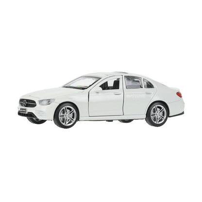 Машина металл MERCEDES-BENZ classe e amg 12см, дв,баг,ин,белый, кор. Parc technologique dans le cor.2*36шт