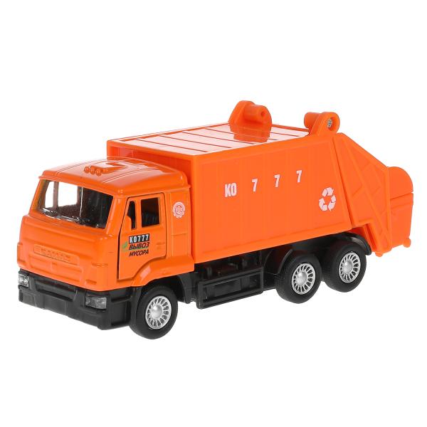 Machine en métal KAMAZ МУСОРОВОЗ, 12 см, двери., подвиж.дет., инерц., кор. Parc technologique en cor.2*24шт