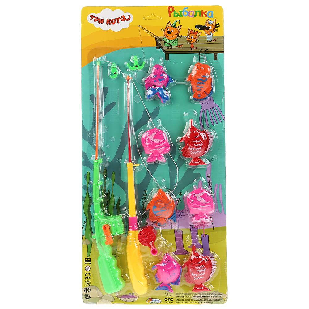 ИГРА РЫБАЛКА ТРИ КОТА "ИГРАЕМ ВМЕСТЕ" ЦВЕТ В АССОРТ. НА БЛИСТЕРЕ (РУСС. УП.) 53*24*2СМ в кор.2*36шт