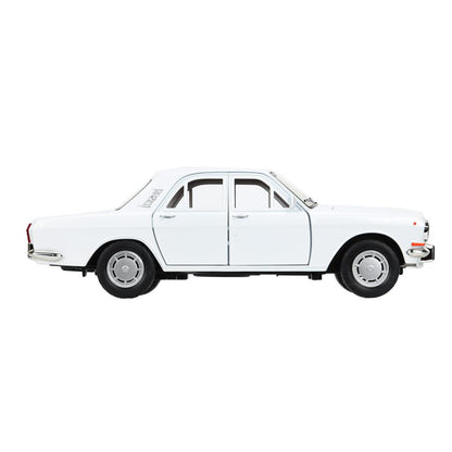 ГАЗ 2401 свет-звук 19,7 cm, дв, кап, баг, ин, белый Технопарк в кор.2*24шт