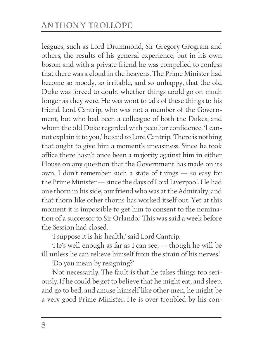 Romans Palliser. Le Premier ministre 2 = Премьер-министр 2 : на англ.яз