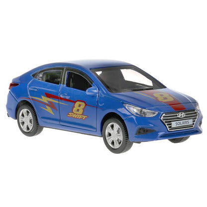 SOLARIS2-12SRT-BU 299329 Véhicule métallique hyundai solaris sport 12 cm, extérieur. двери, инерц.синий в кор.