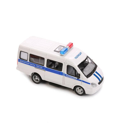 МАШИНА ИНЕРЦ. ДЕЖУРНАЯ ЧАСТЬ, СВЕТ+ЗВУК, РУСС. ДИЗАЙН 9098/9098-D В РУСС. КОР. 23*11СМ dans cor.2*12шт