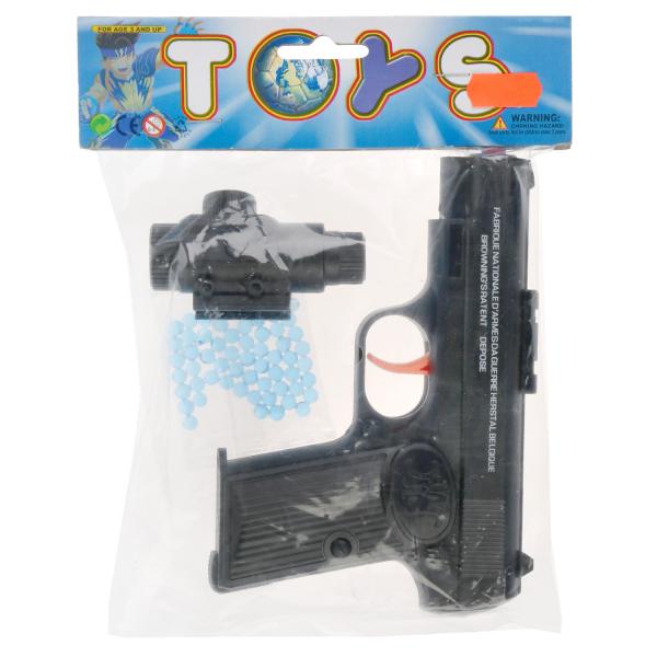 Пистолет (п) со съемным оптич. прицелом, с гелевыми пульками 1030 в пак. в кор.2*120шт