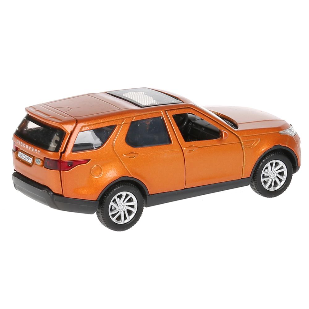 Machine en métal LAND ROVER DISCOVERY 12 cm, ouverte. двери, инерц, золотой,в кор. Parc technologique dans le cor.2*36шт