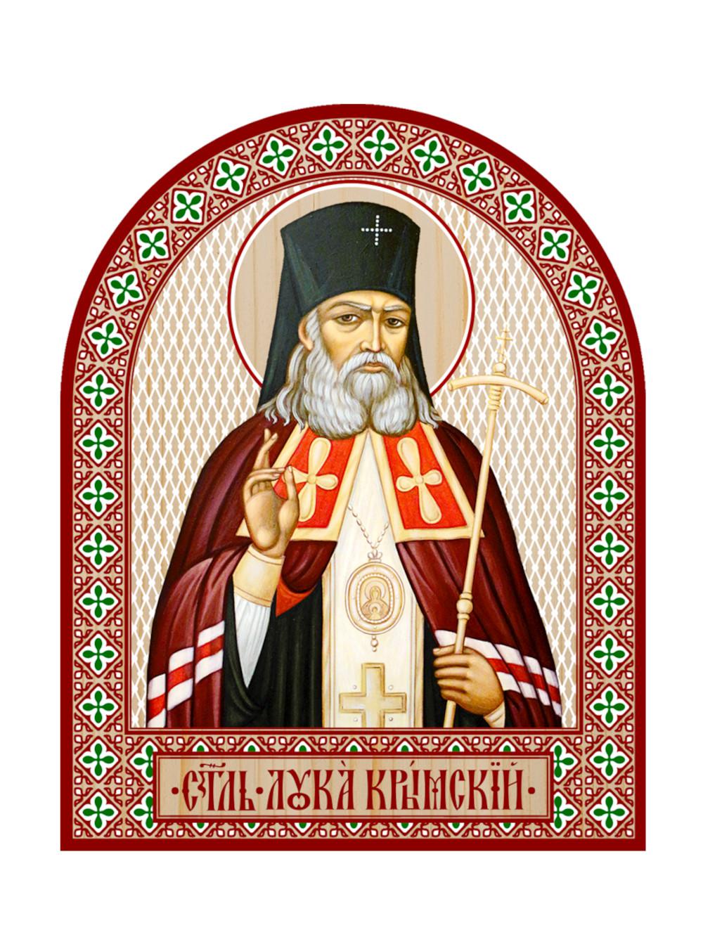 Икона аркой Лука Крымский, святой (на дереве): 95 х 120