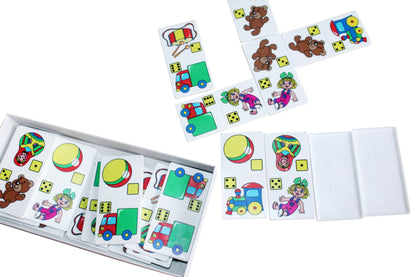 Домино пластмассовое "Мои игрушки" мал. арт.00628