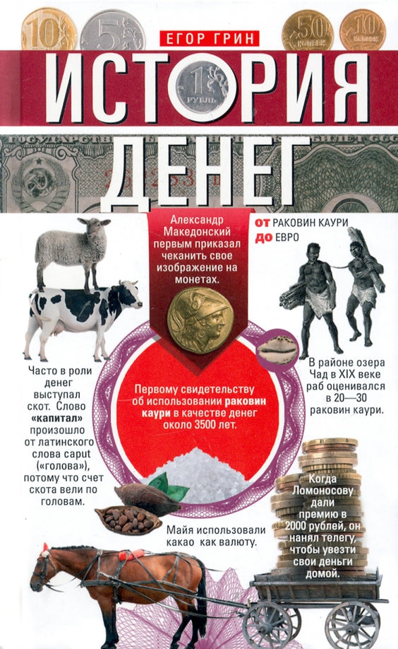 L'histoire se déroule. От раковин каури до евро