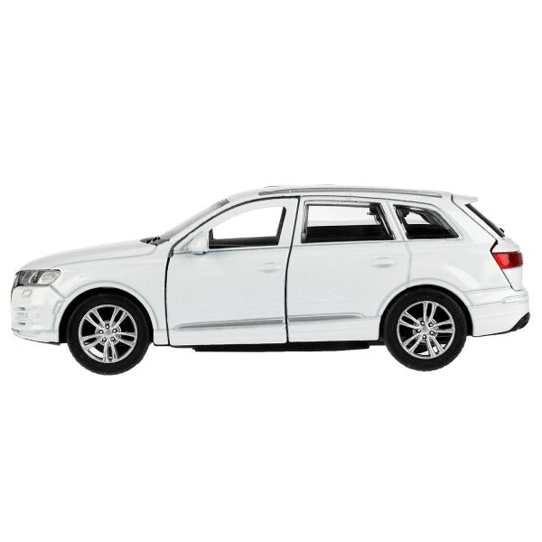Machine en métal AUDI Q7 pour 12 cm, double, bagage, intérieur, blanc, cor. Parc technologique dans le cor.2*36шт