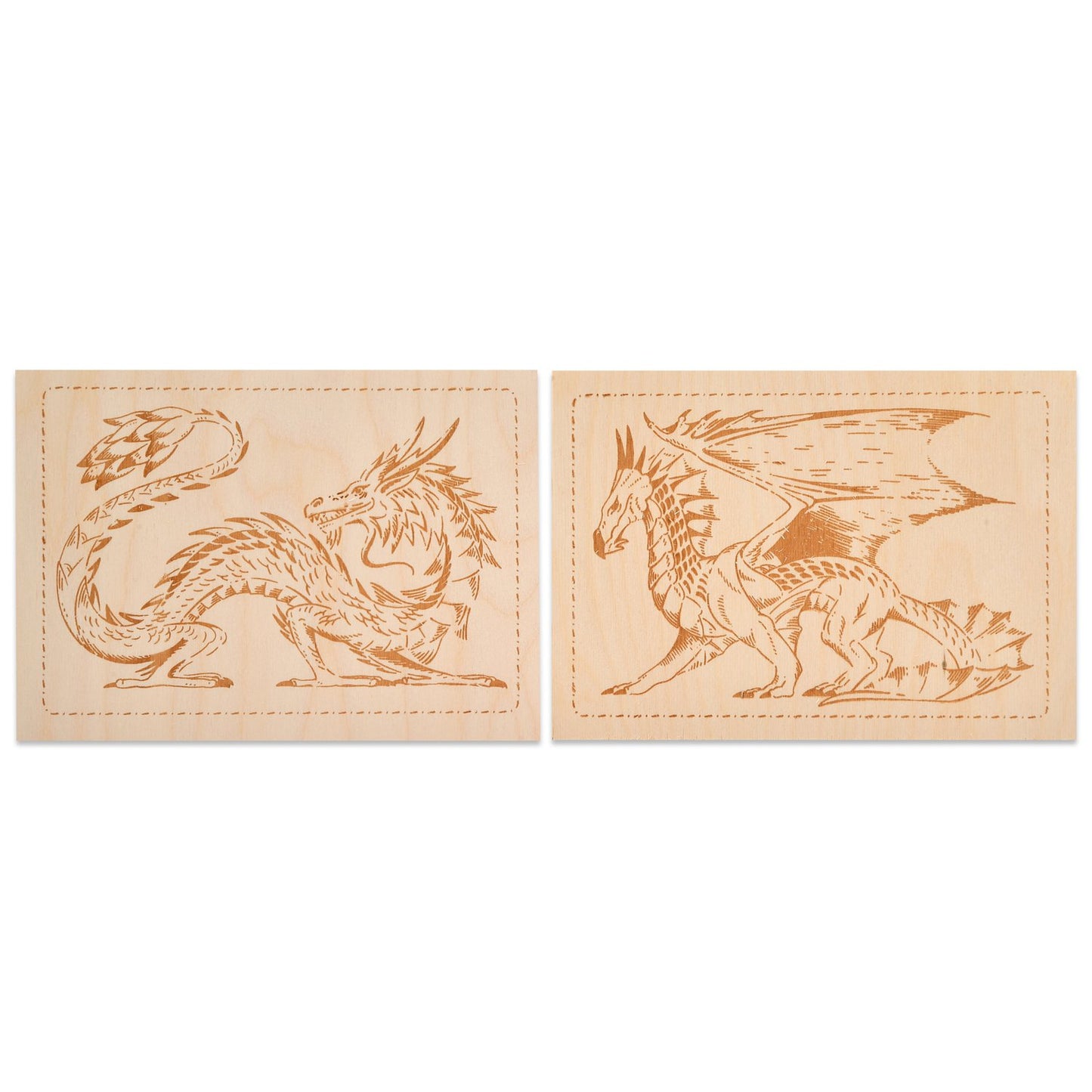 Выжигание по дереву. Documents pour la voyage. Dragons, 2 pièces, blister