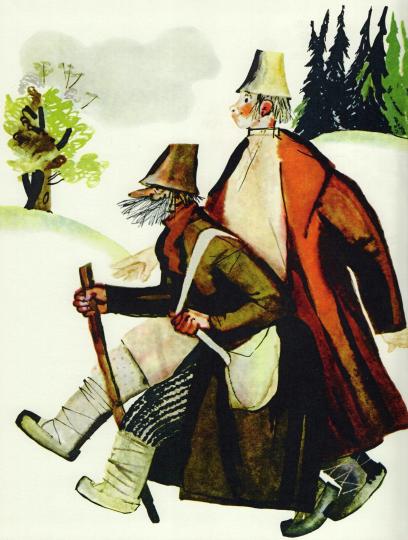 Русские народные сказки : [сб. рус. нар. сказок] / пересказ А. H. Нечаева; IL. F. В. Лемкуля — М. : Нигма, 2016. — 80 с. : IL.