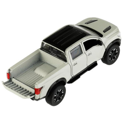 Machine en métal NISSAN TITAN МАТОВЫЙ 12,5 см, double, bagage, инерц, серый, kor. Parc technologique dans le cor.2*36шт