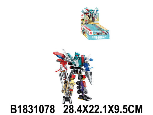 Конструктор робот в ассорт. в кор. в дисплее уп-6шт в кор.16уп