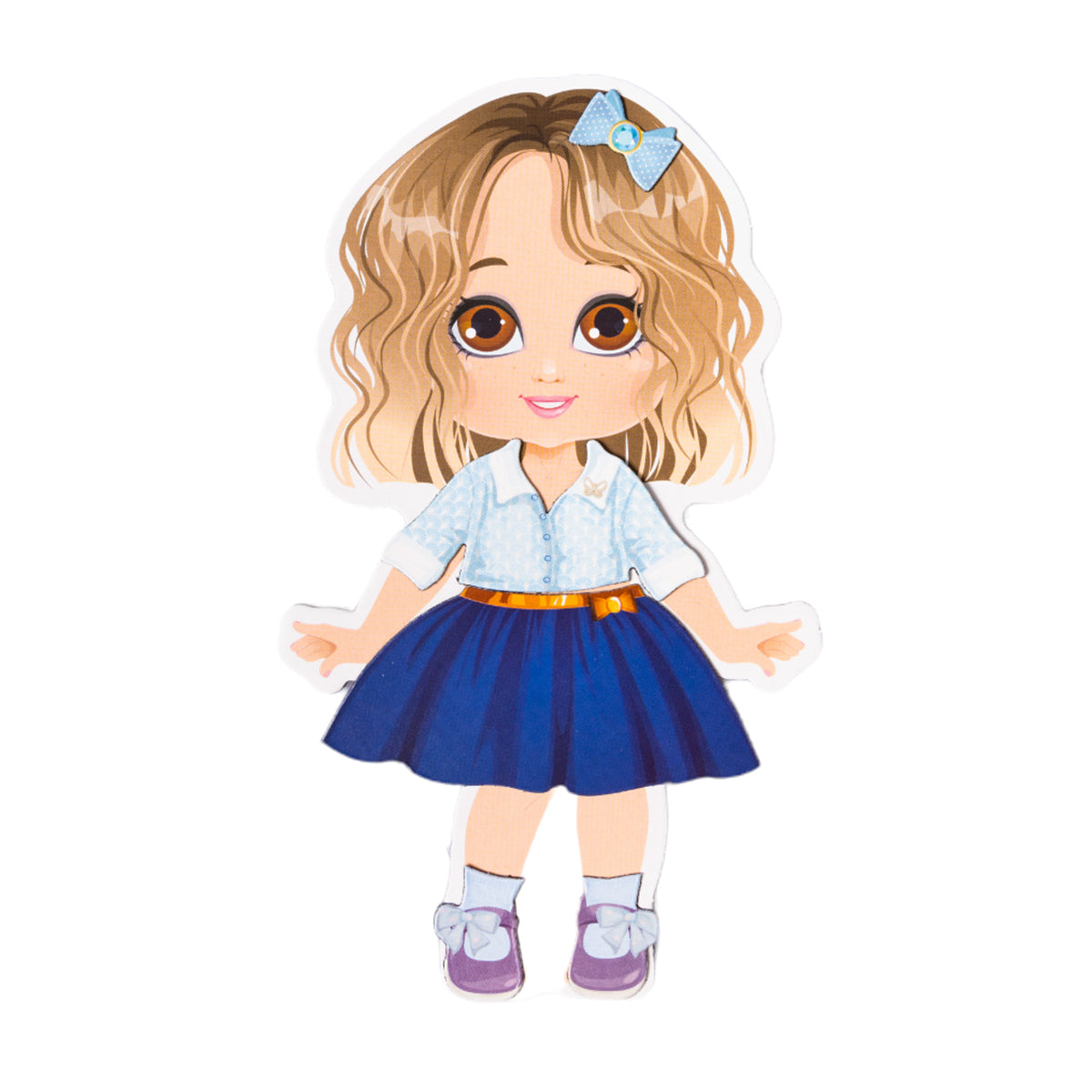 Игра магнитная "Одевашки. Модная девчонка. Ксюша". Серия Магнитные истории (европодвес, 2х8шт) арт.0