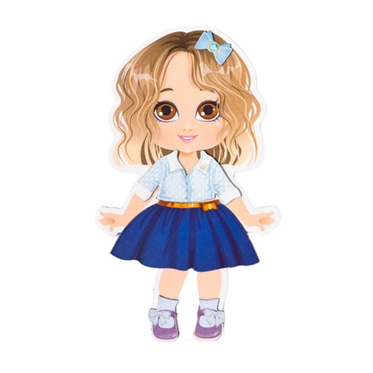 Игра магнитная "Одевашки. Модная девчонка. Ксюша". Серия Магнитные истории (европодвес, 2х8шт) арт.0