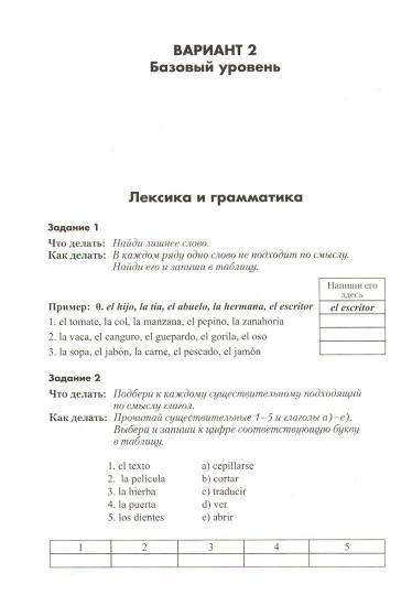 Cette attestation de la part d'un jeune espagnol dans une école secondaire est la suivante : Сборник экзаменационных материалов для 4-х кл. +CD