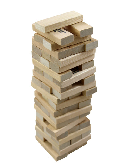 Игра настольная для взрослых и детей БАМ-БУМ МИНИ. Падающая башня сфантами