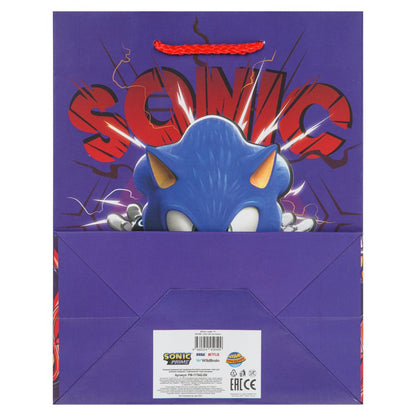 Пакет подарочный МАТОВЫЙ Sonic m, 18*23*10 см ЧУДО ПРАЗДНИК в кор.12*12шт