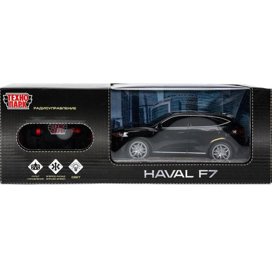 Машина ру HAVAL haval f7, свет, 19 см, черн, кор Технопарк в кор.2*24шт