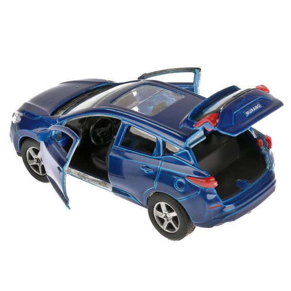 Machine en métal NISSAN MURANO 12 cm, ouverte, inerte., синяя в кор. Parc technologique en cor.2*24шт