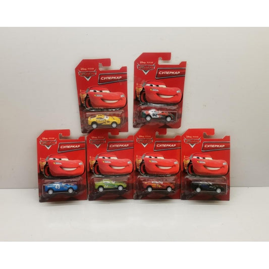 Машина металл тачки СУПЕРКАР 7,5 см, в ассорт, блист., инерция Технопарк в кор.4*120шт