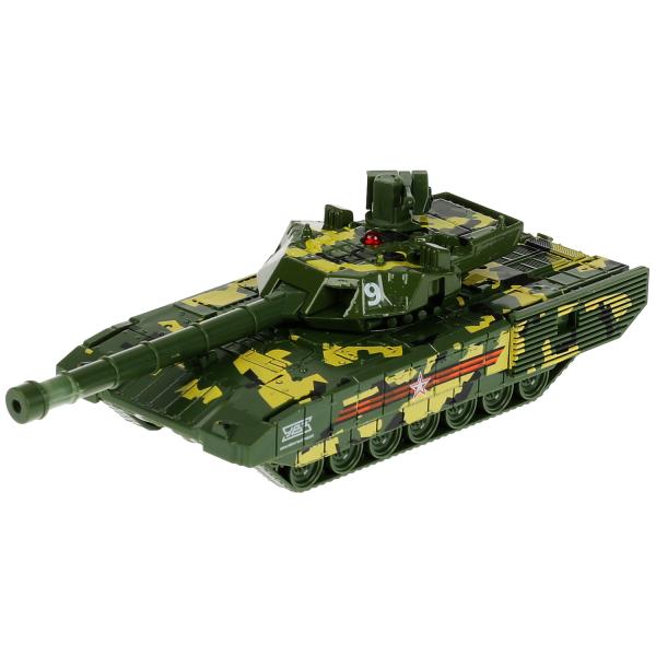 Modèle métallique АРМАТА ТАНК Т-14 12 см, вращается башня, инерция, камуф, кор. Parc technologique en cor.2*24шт