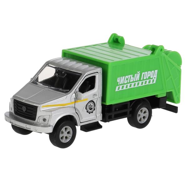 Machine en métal GAЗОН NEXT МУСОРОВОЗ, 15,5 cm, double, подв. дет., инерц., кор. Parc technologique en cor.2*24шт