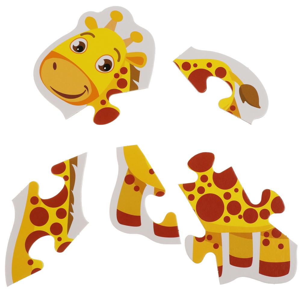 Дикие животные. Grands pains pour petits garçons. Taille 150*180*40. 6 pièces. Умные игры в кор.40шт