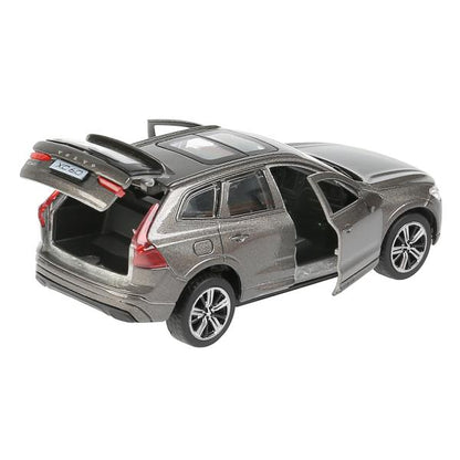 Machine en métal "volvo xc60 r-desing" 12 cm, ouverte. двери, инерц., серый в кор. Parc technologique dans le cor.2*36шт