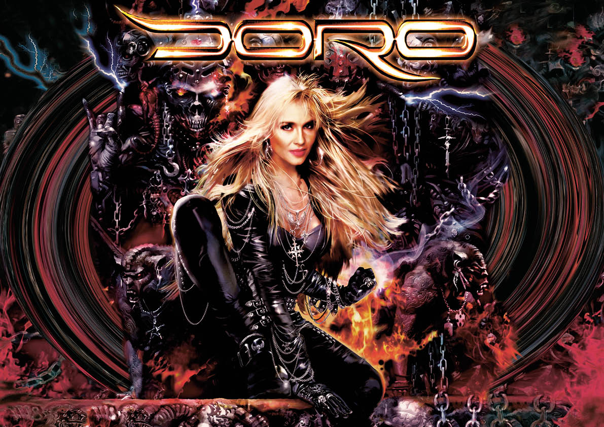 Постер. Звезды металла. Doro. Формат А3.