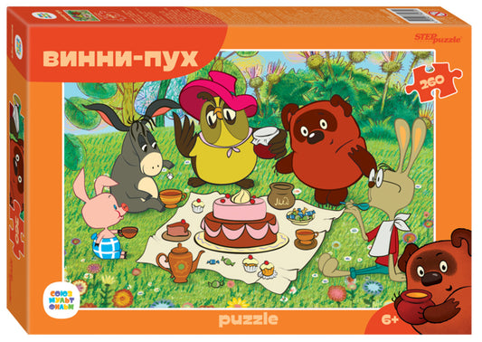 Étape. Пазл 260 "Союзмультфильм" art.74070 "Винни Пух" /24