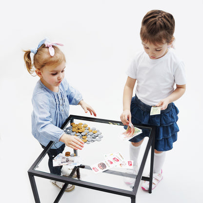 Игра настольная "Денежка. Играем в магазин. Покупаем продукты" в кор.22шт