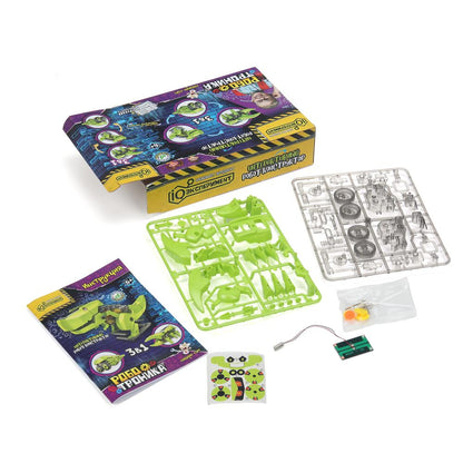 Jeu de robot-constructeur 3 en 1 IQ Experiment en cor.2*36шт