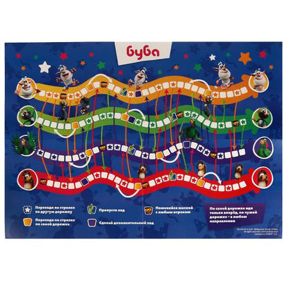Bouba. Vous devez jouer avec des masques. 217х330х27 mm. Умные игры в кор.20шт