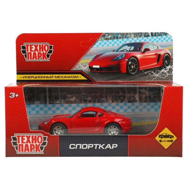 Machine en métal СПОРТКАР, 10 cm, inertie, cor. Parc technologique en cor.2*120шт