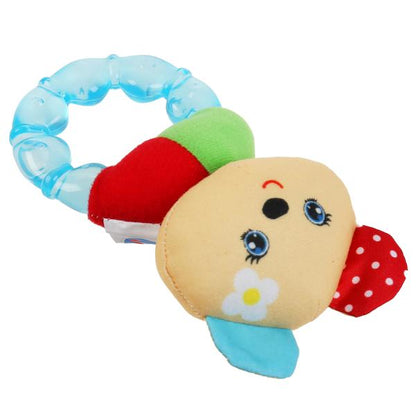 Текстильная игрушка погремушка с охлаждающим кольцом "добрый медвежонок" Умка на карт. в кор.312шт