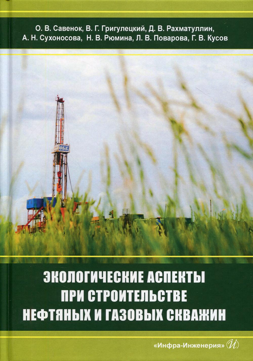 Экологические аспекты при строительстве нефтяных и газовых скважин: монография