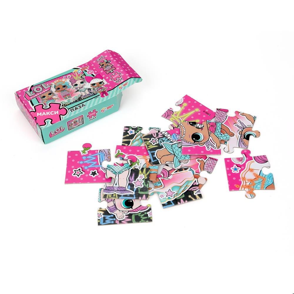 MDR. Пазлы в коробке 12 макси деталей. 90х65х25 mm. Умные игры в кор.256шт