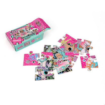 MDR. Пазлы в коробке 12 макси деталей. 90х65х25 mm. Умные игры в кор.256шт