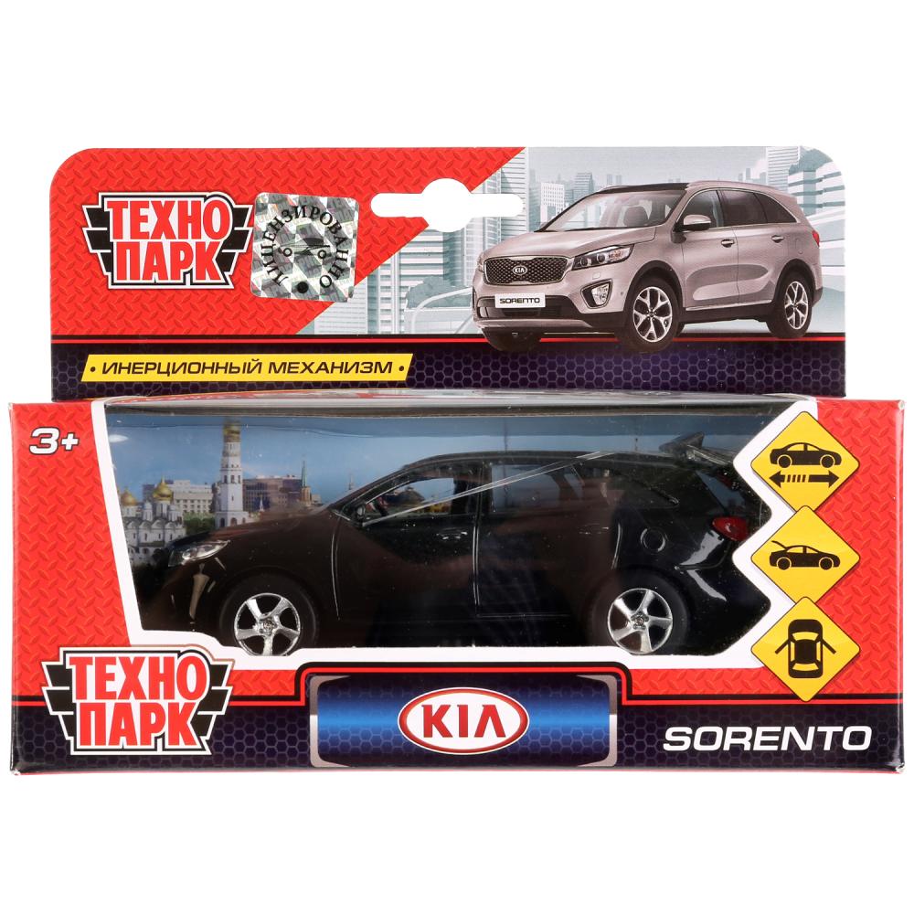 SB-17-75-KS-N(BL)-WB 274795 Машина металл KIA sorento prime, 12 см, двери, багаж., инерц., черный, к