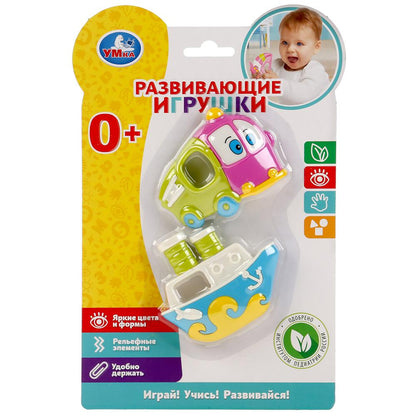 Развивающие игрушки грузовичок и кораблик блист. Умка в кор.4*36шт