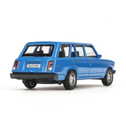 Машина металл LADA lada 2104 длина 10,5 см, инерц, синий, кор. Технопарк в кор.2*36шт