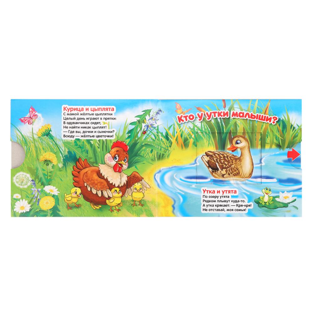 "УМКА". МАМЫ И МАЛЫШИ. М. ДРУЖИНИНА. КНИЖКИ-ДВОЙНЫЕ ЗАДВИЖКИ. ФОРМАТ: 210Х170ММ, 10 СТР. в кор.30шт