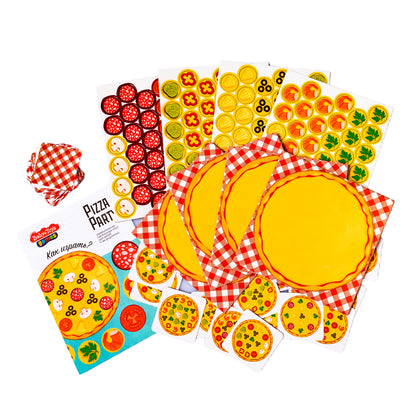 Игра настольная "Pizza Party" Baby Toys в кор.14шт