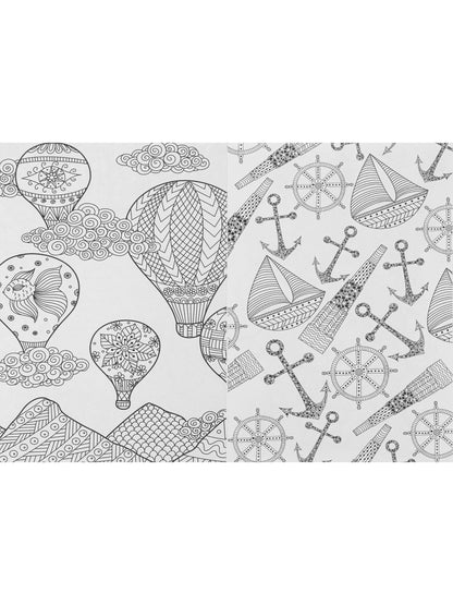 Раскраска-antistressress.А5, 56л., ПУТЕШЕСТВИЕ, КБС, мягк.обл.