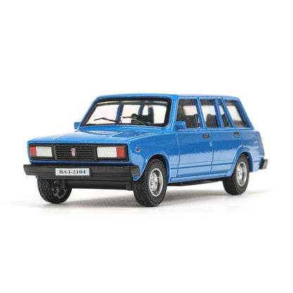 Машина металл LADA lada 2104 длина 10,5 см, инерц, синий, кор. Технопарк в кор.2*36шт